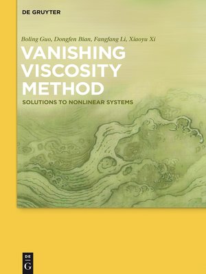 cover image of Vanishing Viscosity Method